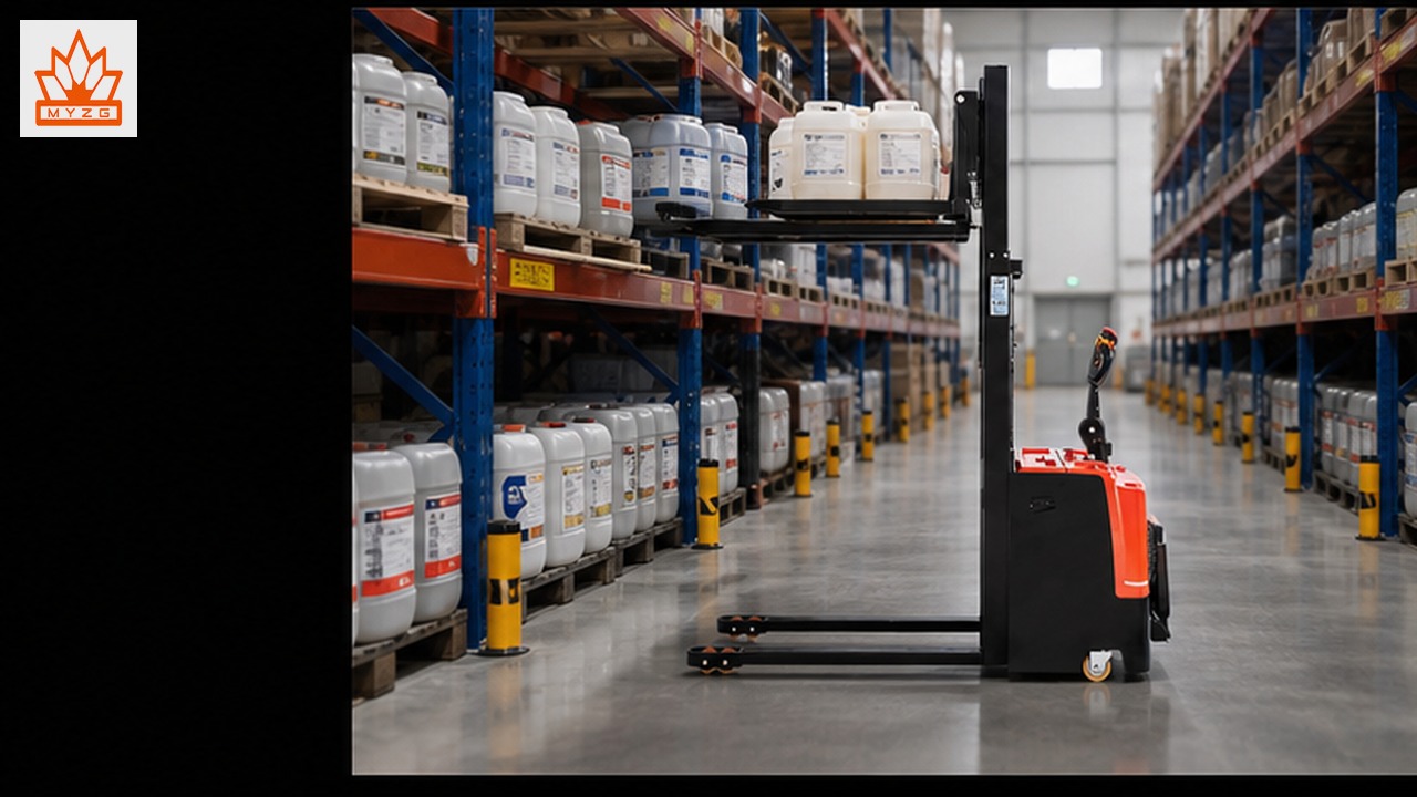 CDD80-R electric pallet stacker selection and industry scene