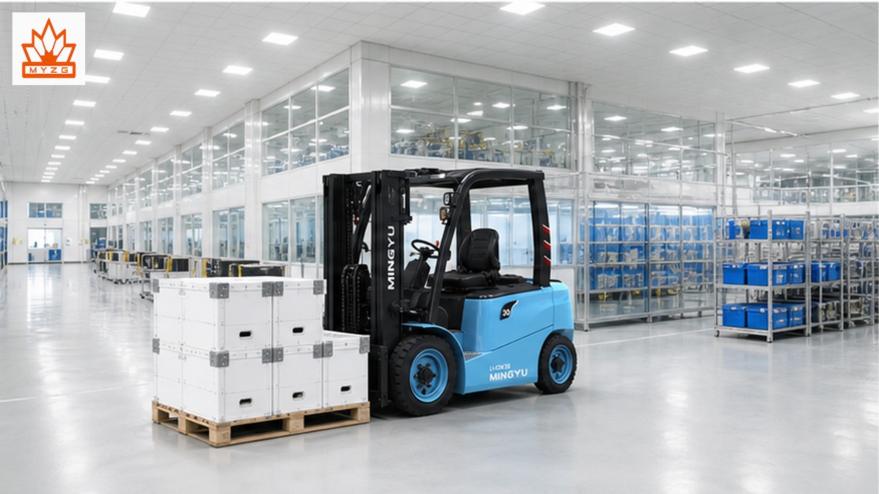 CPD90-LX lithium electric forklift selection and industry scene