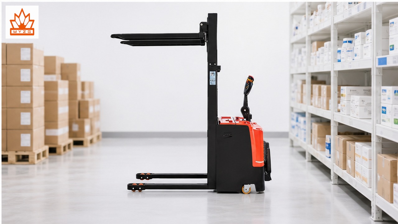 CDD85-R electric pallet stacker dealer service and maintenance scene
