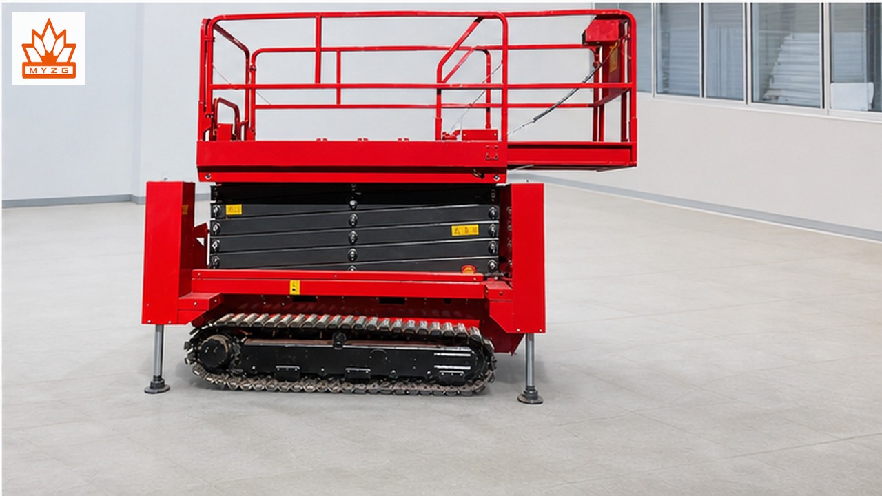 GTJZ3812E-X electric scissor lift dealer service and maintenance scene