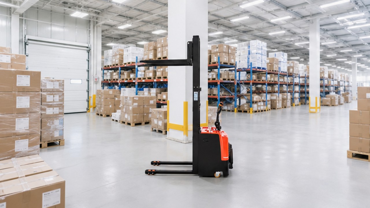 Related LPG Forklift 2 bright operating scene