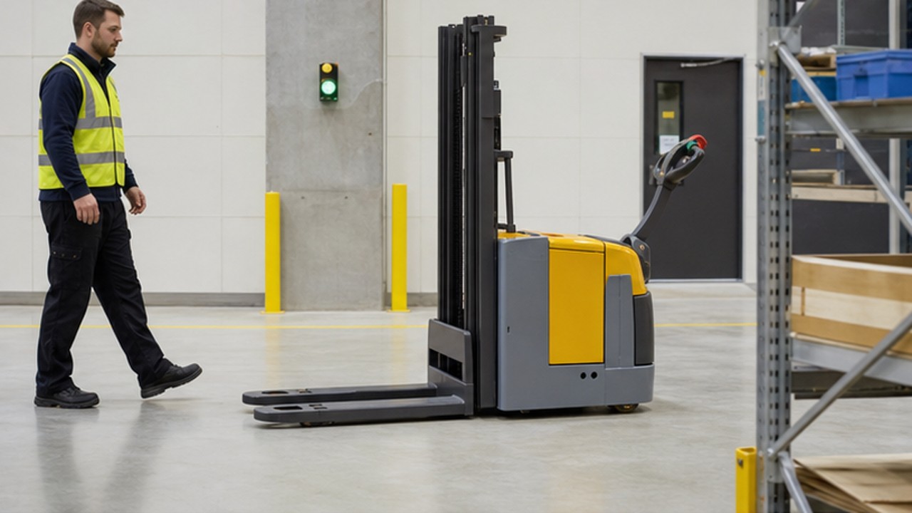 Related Stacker 3 bright operating scene