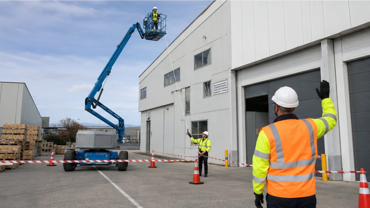Related Aerial Platform 2 bright operating scene