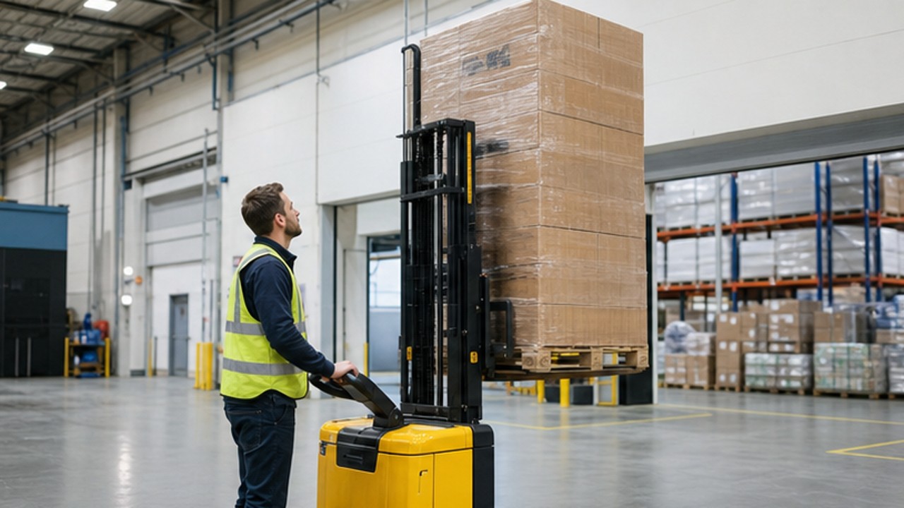 Related Stacker 1 bright operating scene