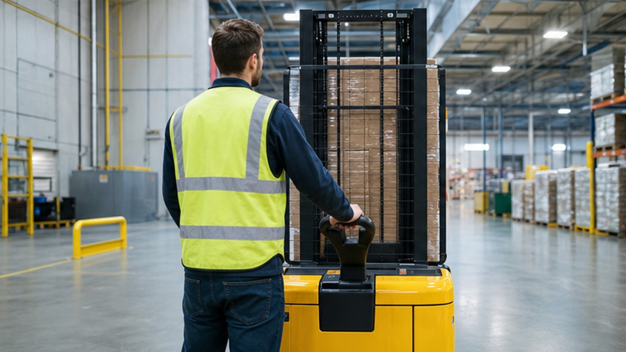 Related Stacker 3 bright operating scene