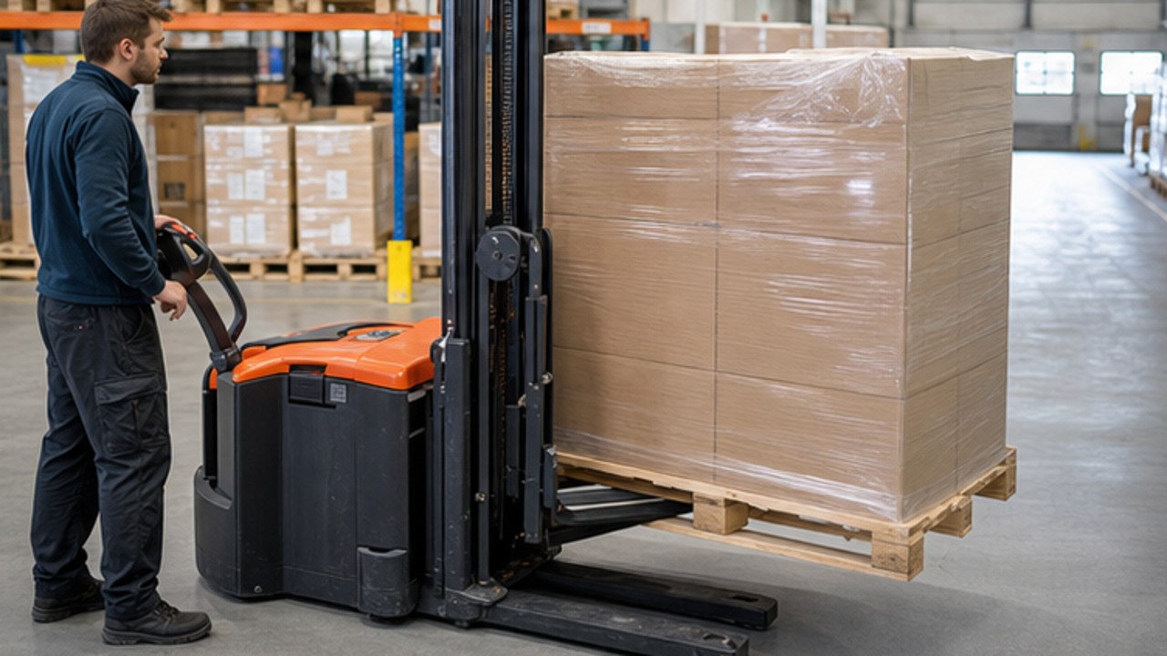 Related Stacker 2 bright operating scene
