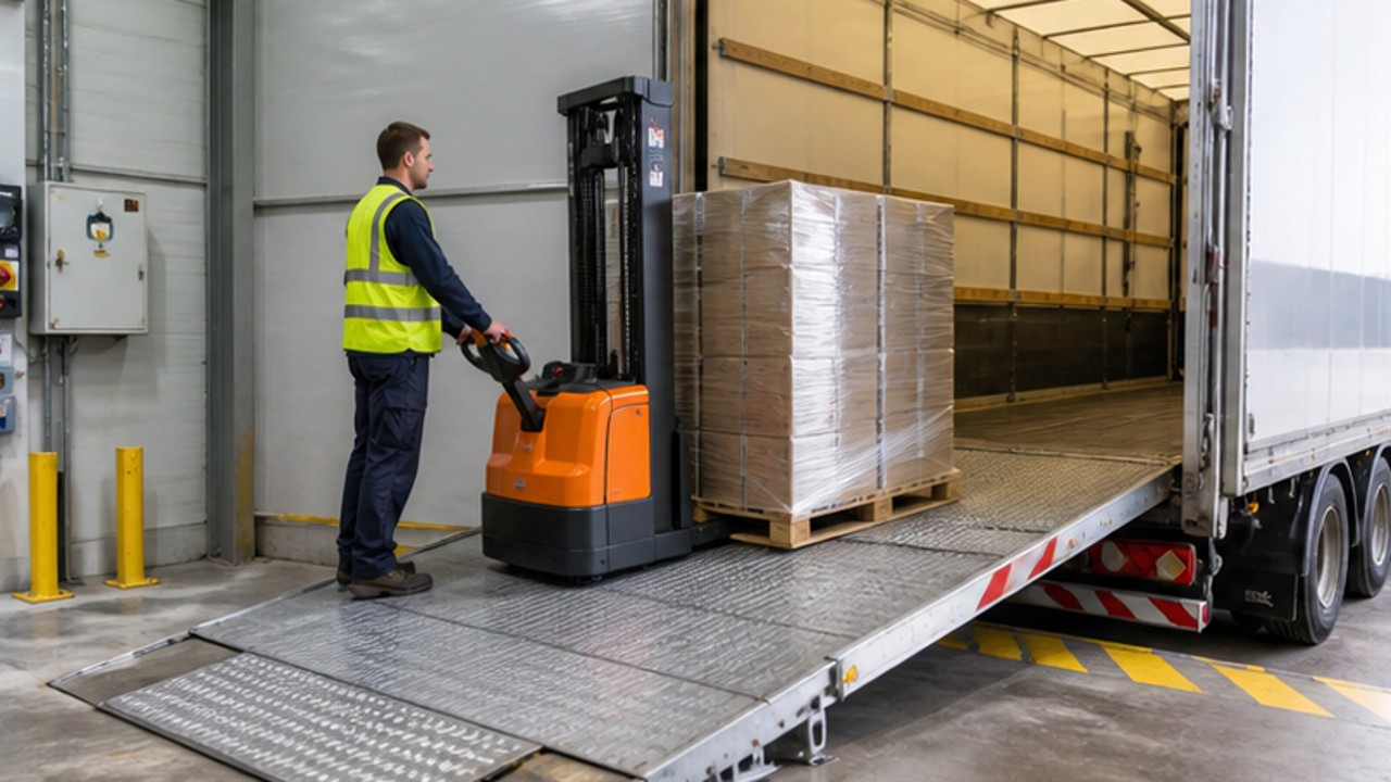 Related Stacker 2 bright operating scene