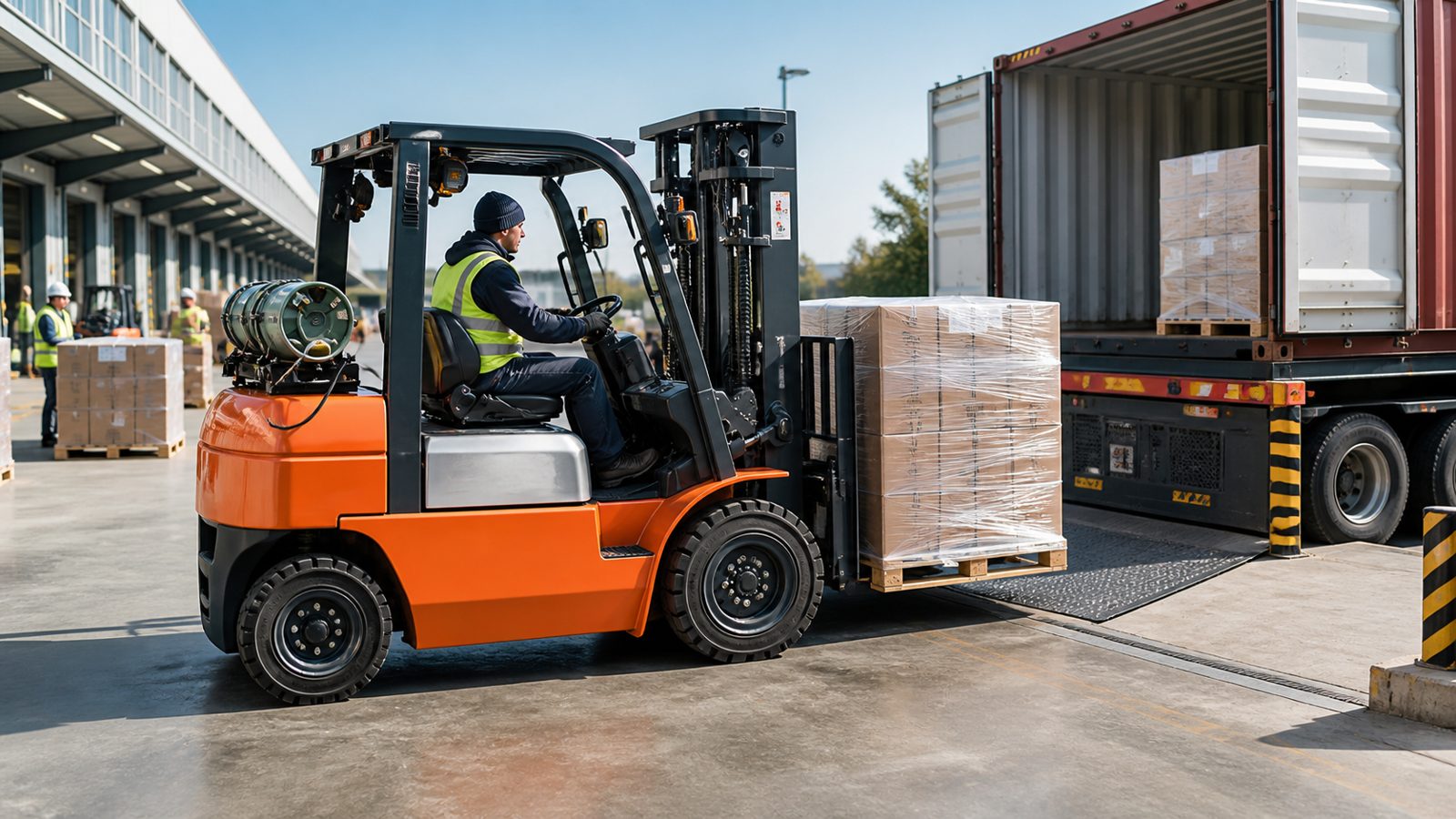 ZGFORKLIFT MYZG 2T LPG forklift supporting peak-season warehouse throughput