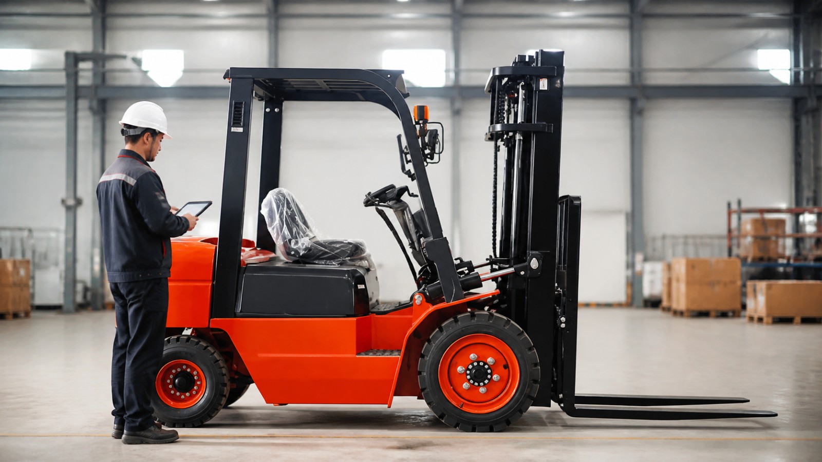 CPC20 diesel forklift application view
