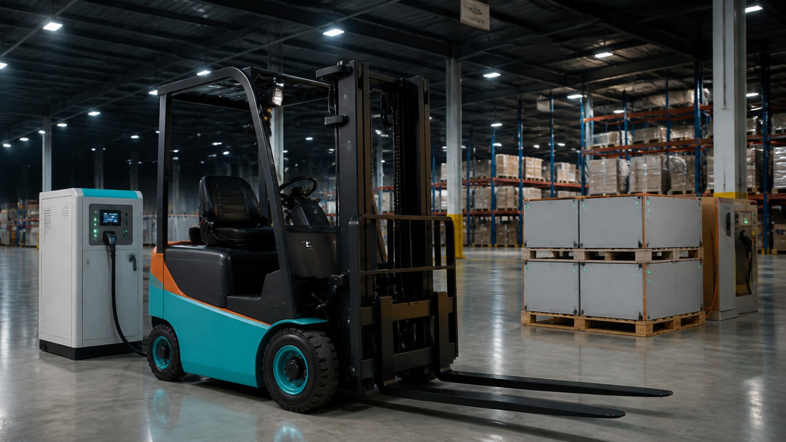 CPDO10 electric forklift product detail scene