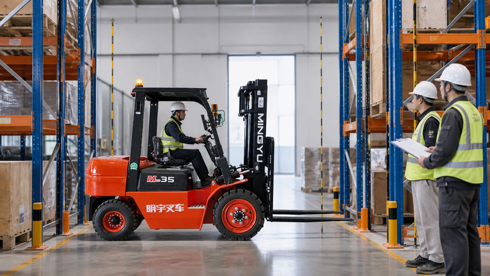 CPC35K diesel forklift application scene