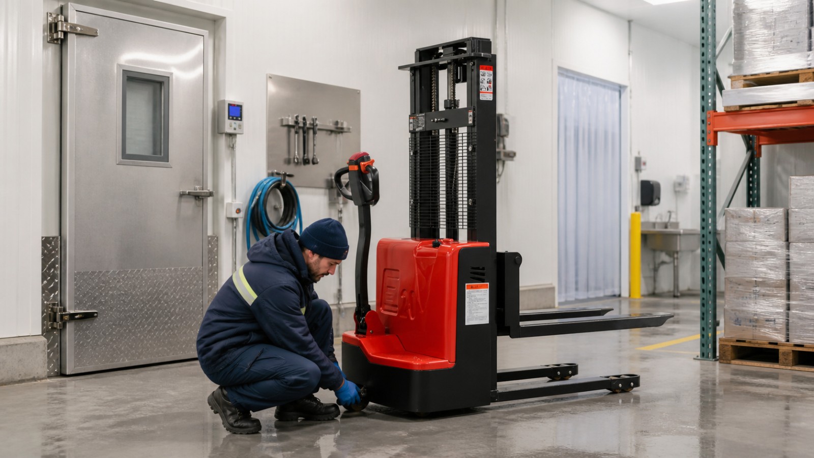 CBY hand pallet truck application scene