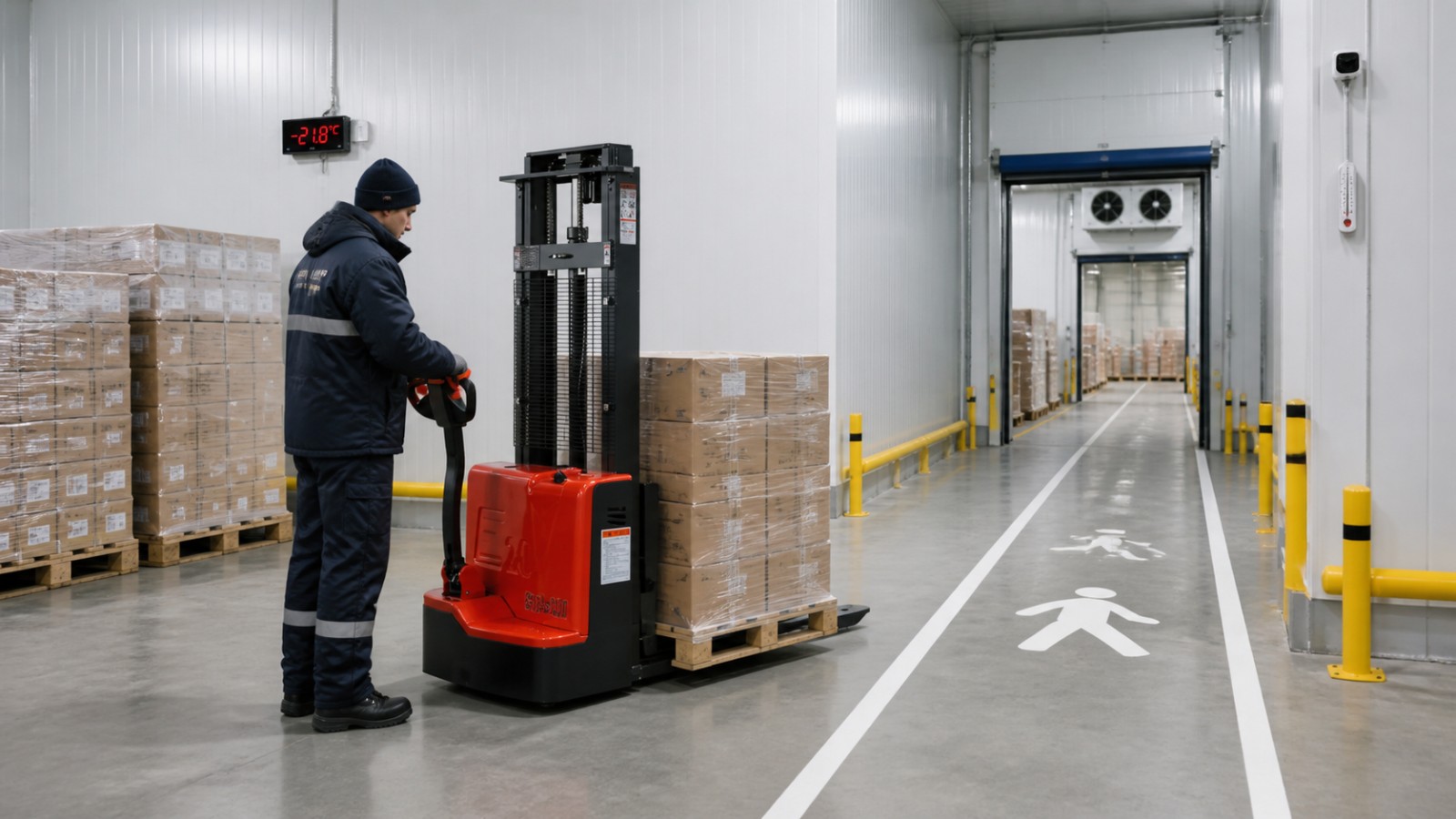 MYCBD electric pallet truck application scene