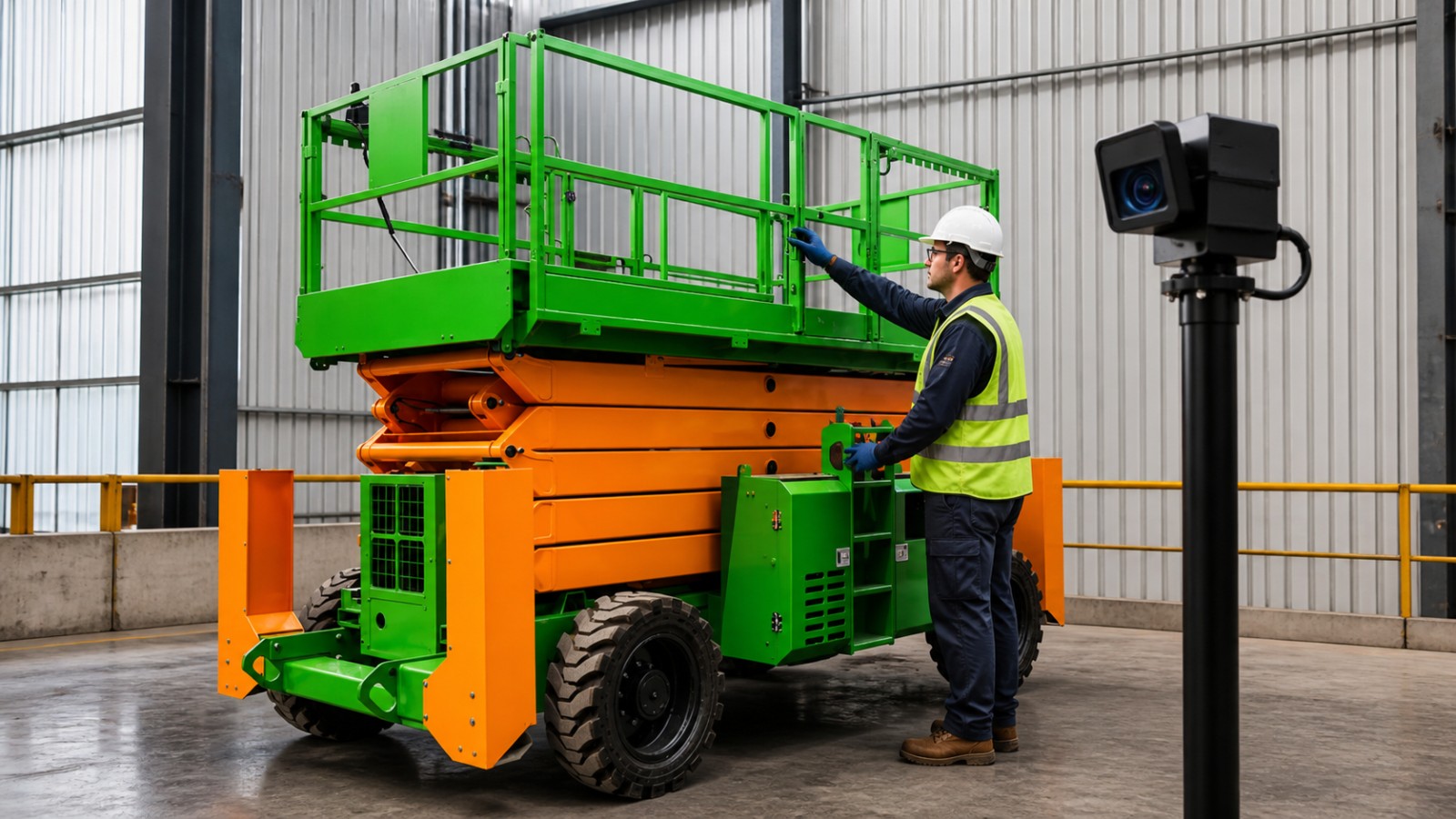 ZG-SPSL1214 self-propelled scissor lift application scene