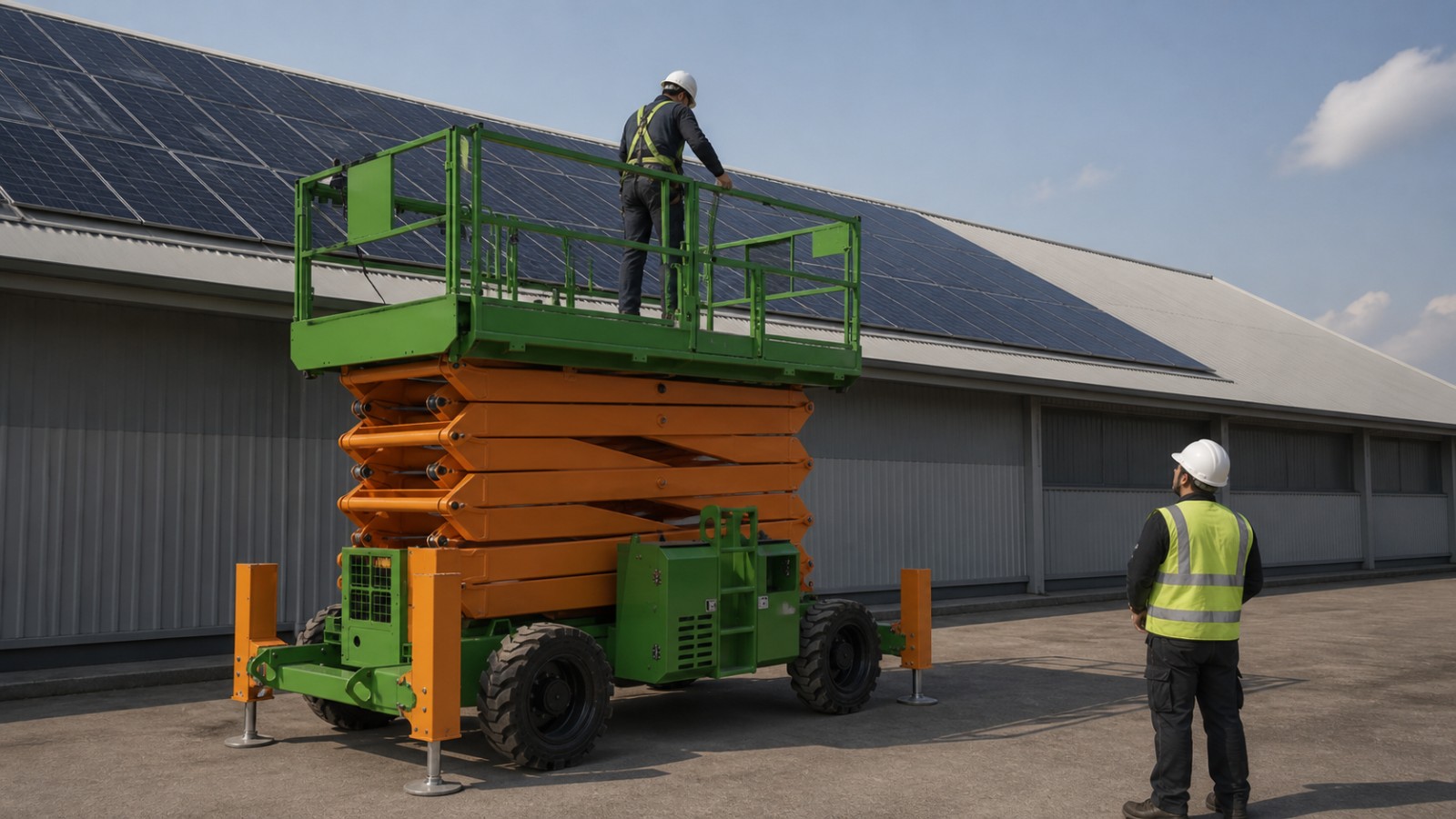 ZG-DZ-06CD single-mast lift application scene