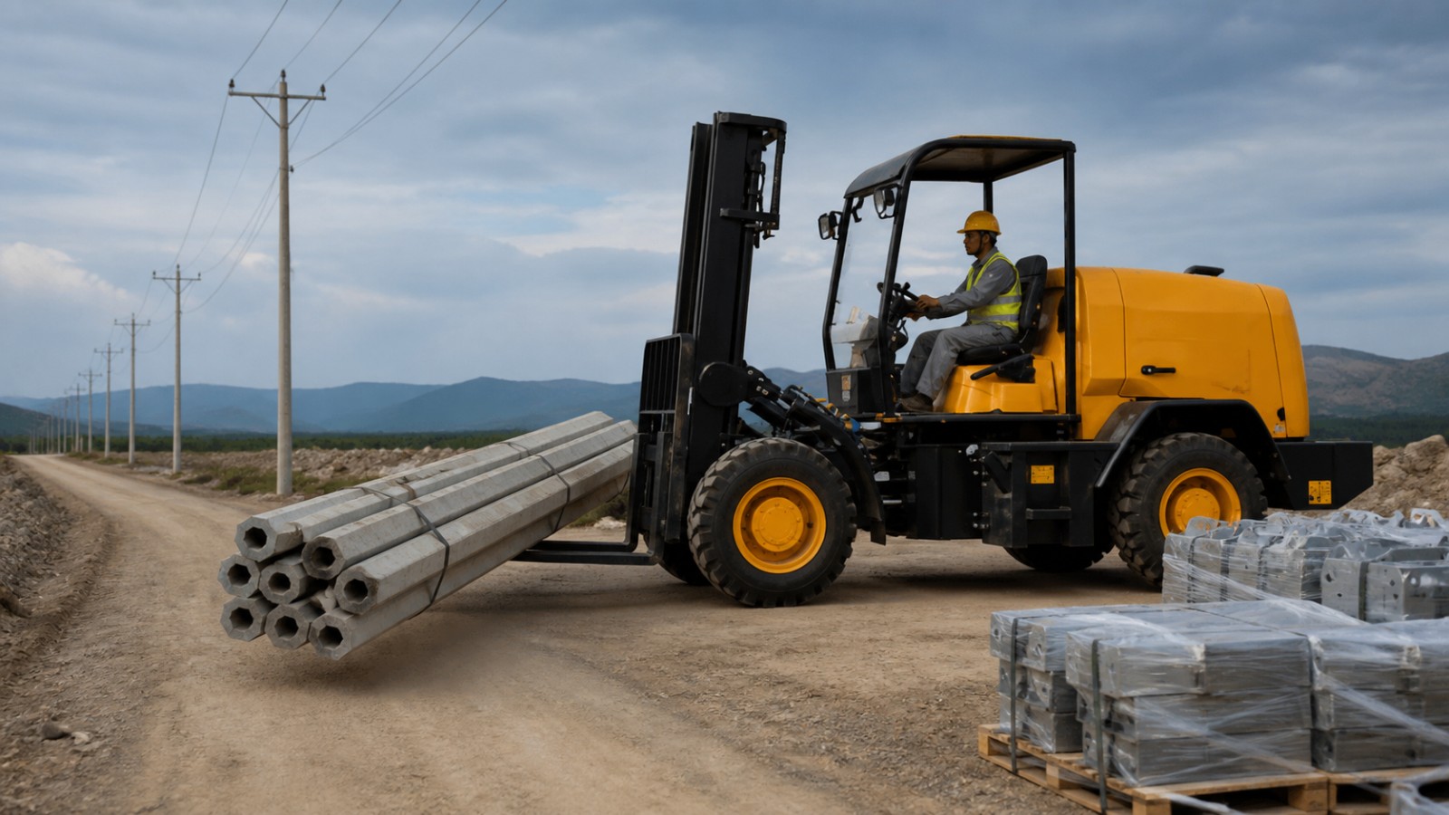 ZL-50 telescopic handler application scene