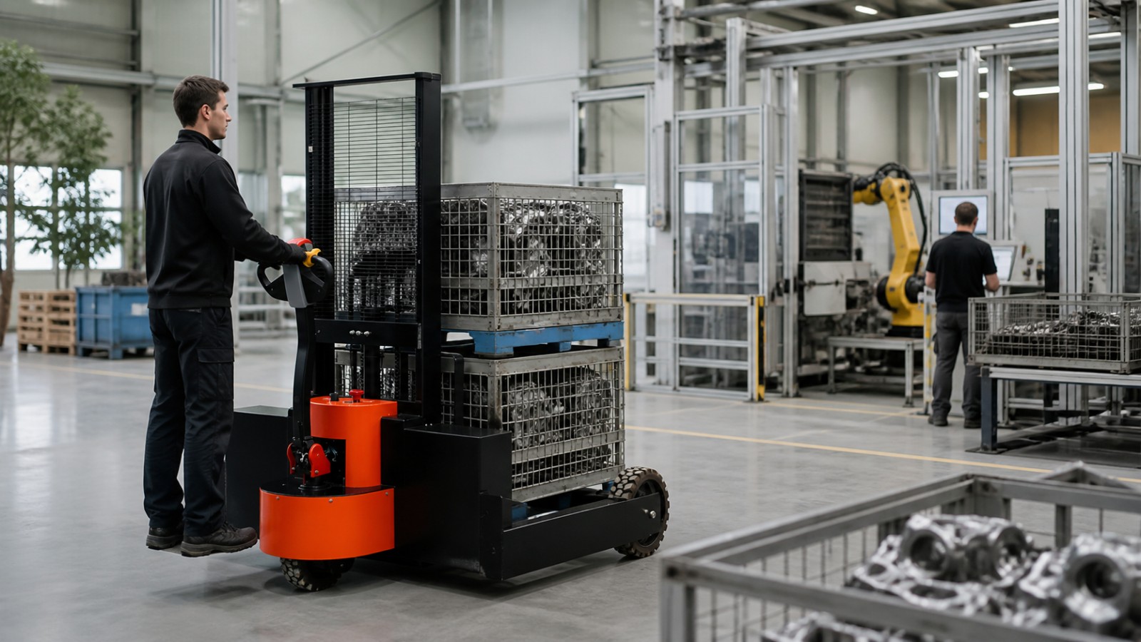 MYCBDY electric pallet truck application scene