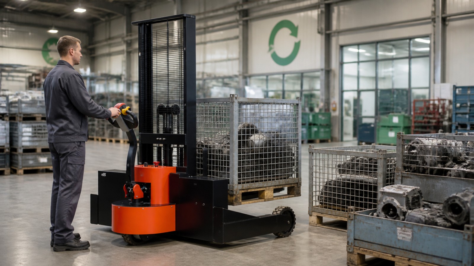 CPD10 electric forklift application scene