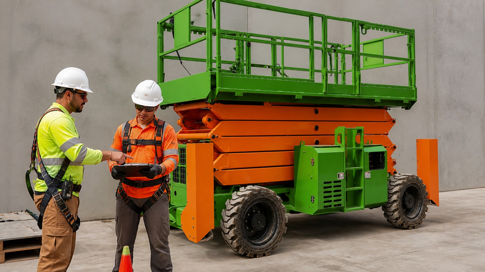 ZG-ZX14 lift platform operating scene