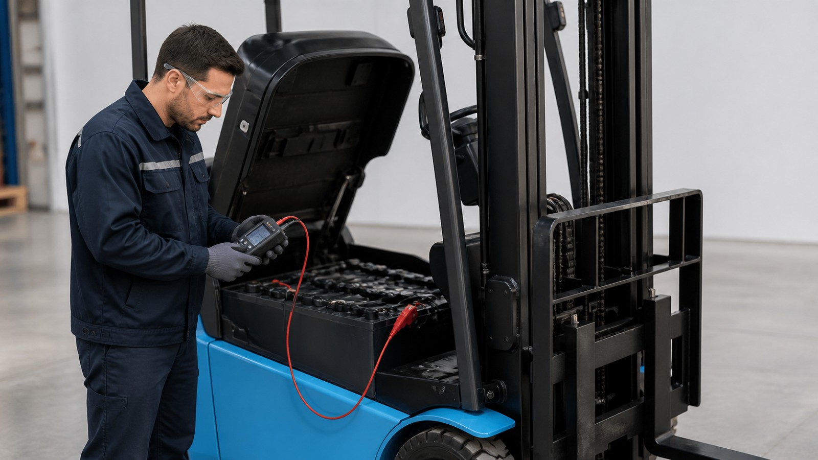 CPD15B electric forklift operating scene