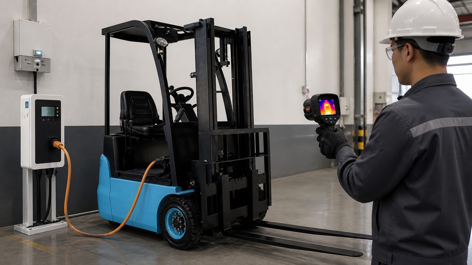 CPD35B electric forklift operating scene