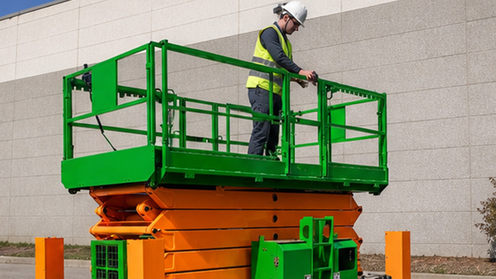 ZG-SPSL1214 scissor lift application scene