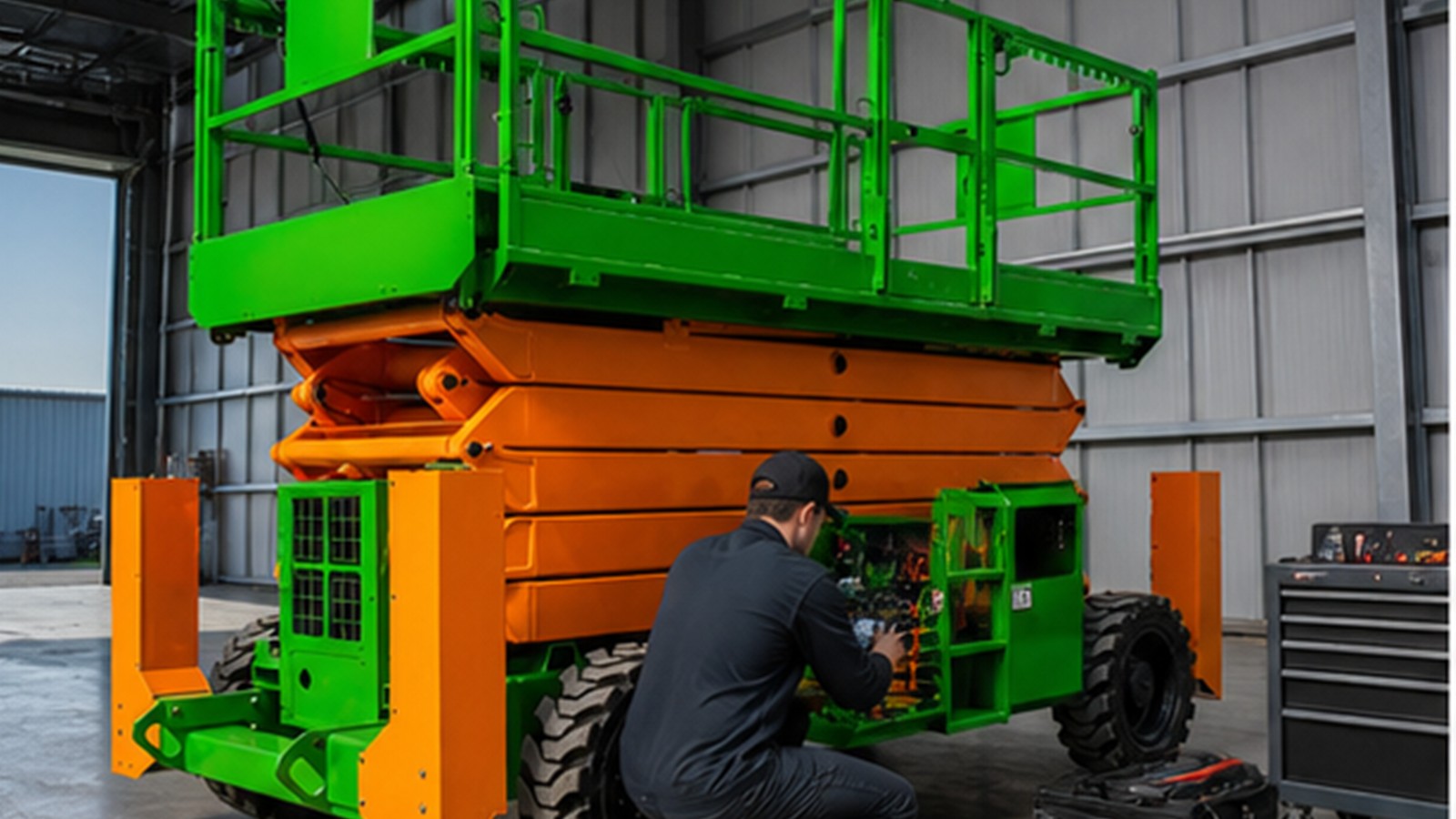 ZG-TT1011 telescopic aerial platform application scene