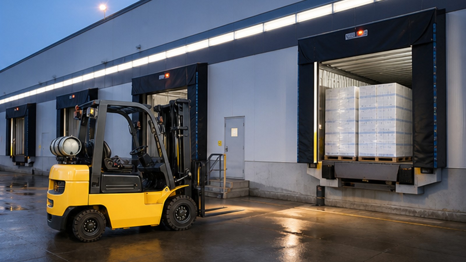 CPY50 gasoline LPG forklift application scene