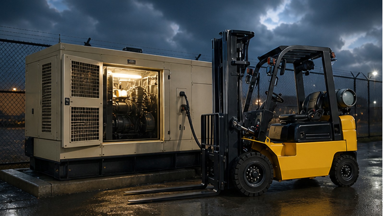 CPC15 diesel forklift application scene