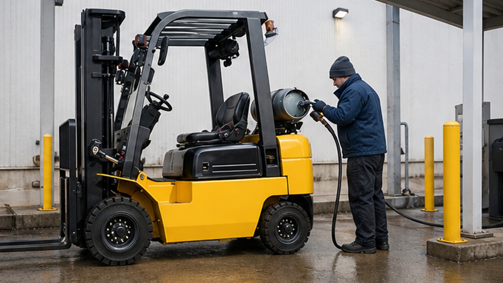HLCPC50 diesel forklift application scene