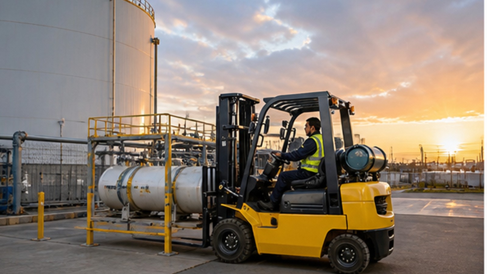 CPY20 gasoline LPG forklift application scene