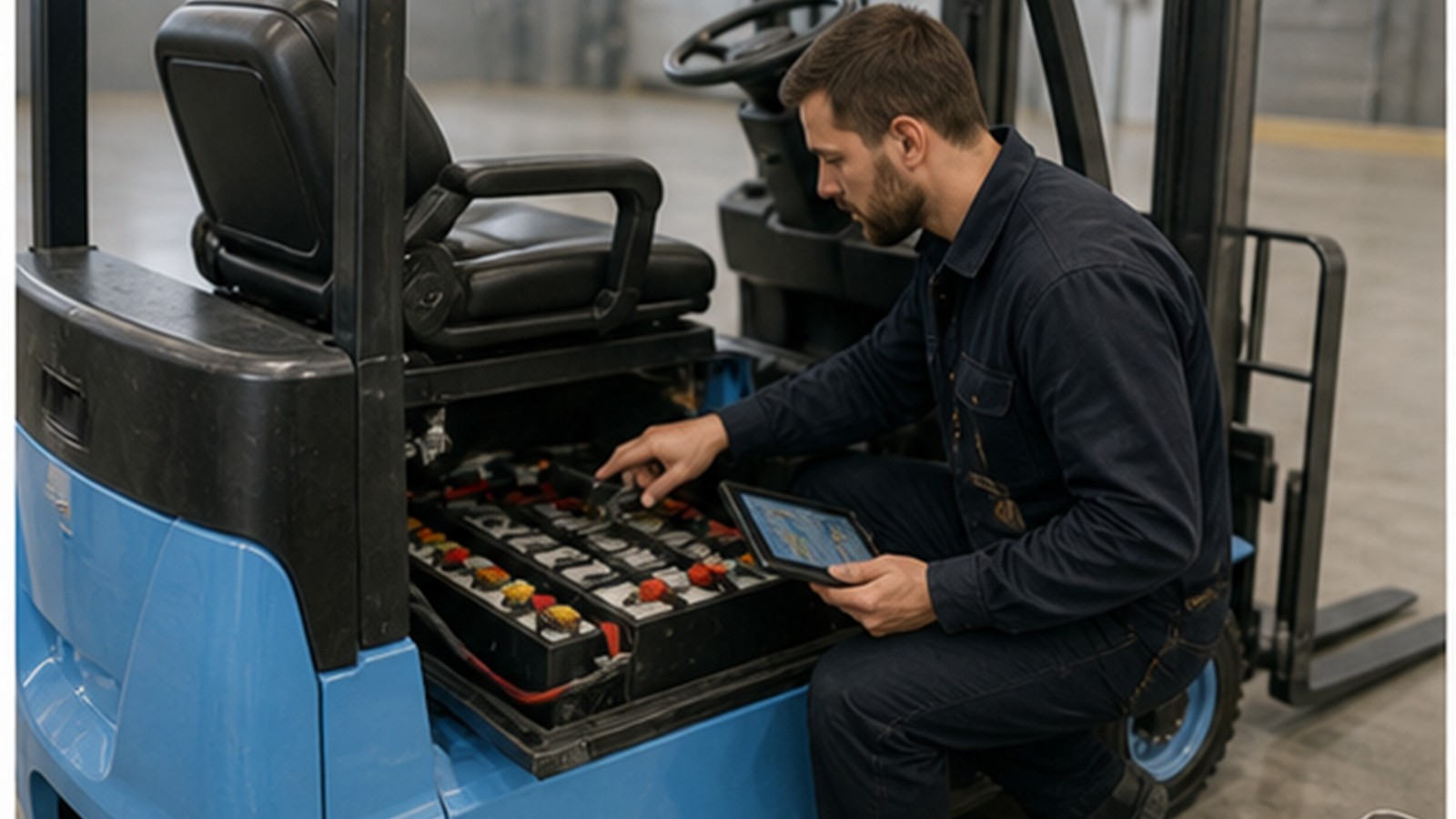 CPD20B electric forklift application scene