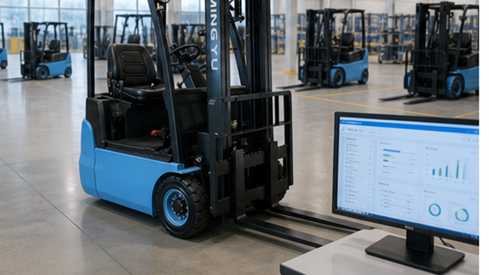 CPD30new electric forklift application scene