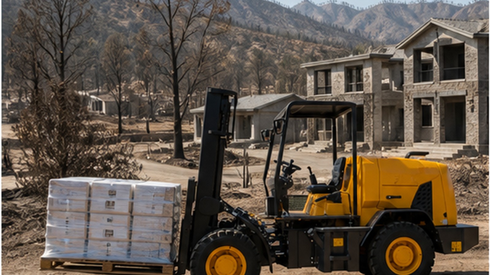 Wildfire Recovery Logistics in 2026: Rough-Terrain Forklifts for Safer Rebuilding