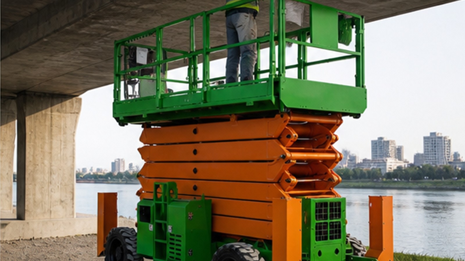 MYCDDH all-terrain stacker application scene