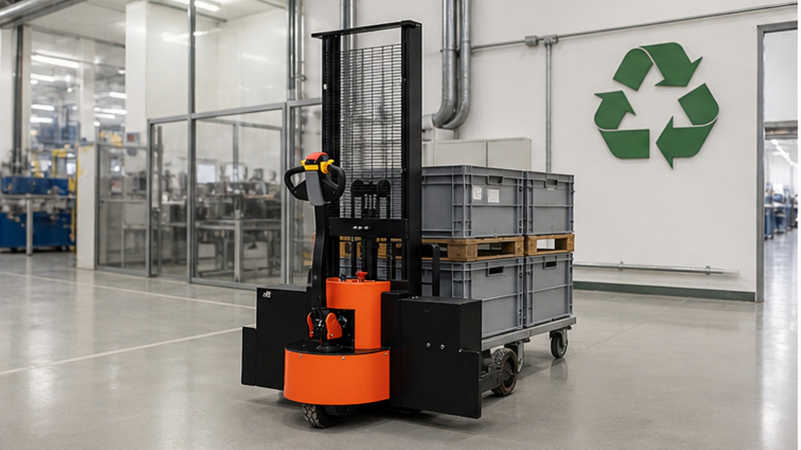CBY hand pallet truck application scene