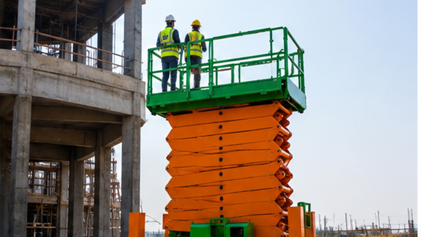 ZG-SPSL1214 scissor lift application scene