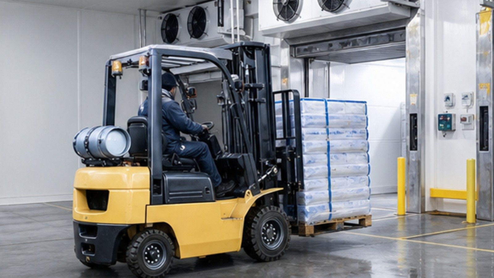 CPY50 gasoline LPG forklift application scene
