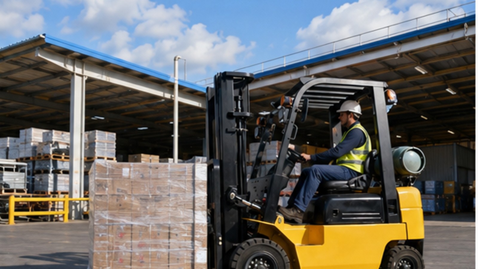 CPY15 gasoline LPG forklift application scene