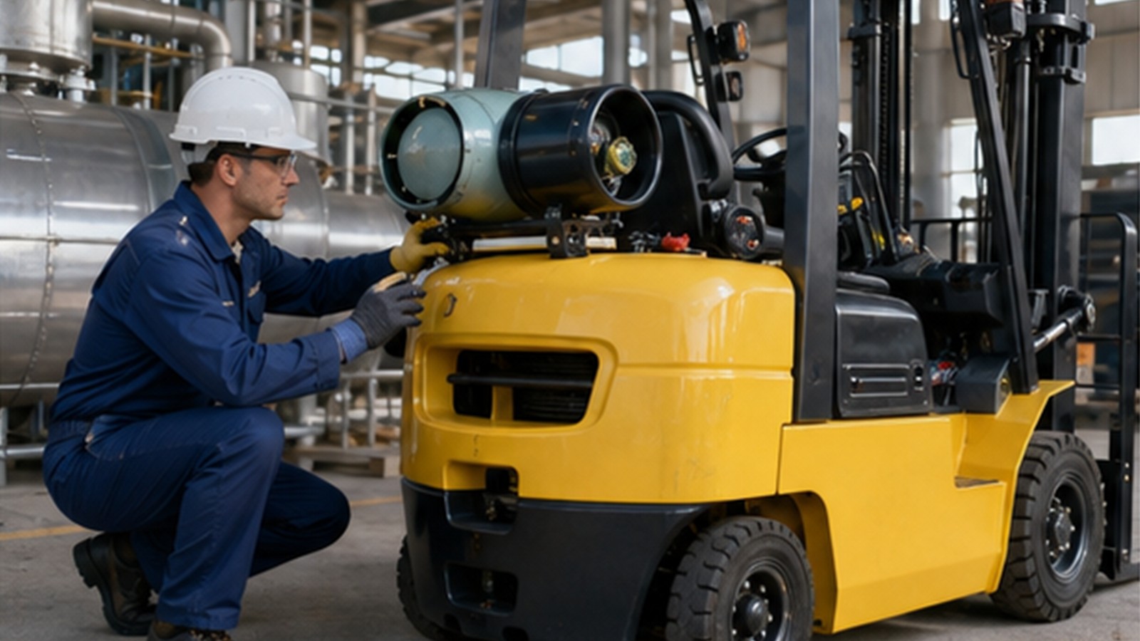 CPY20 gasoline LPG forklift application scene