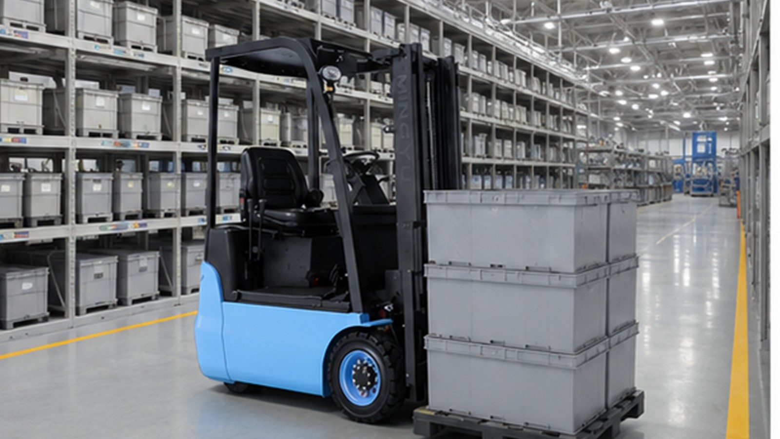 CPD18B electric forklift application scene
