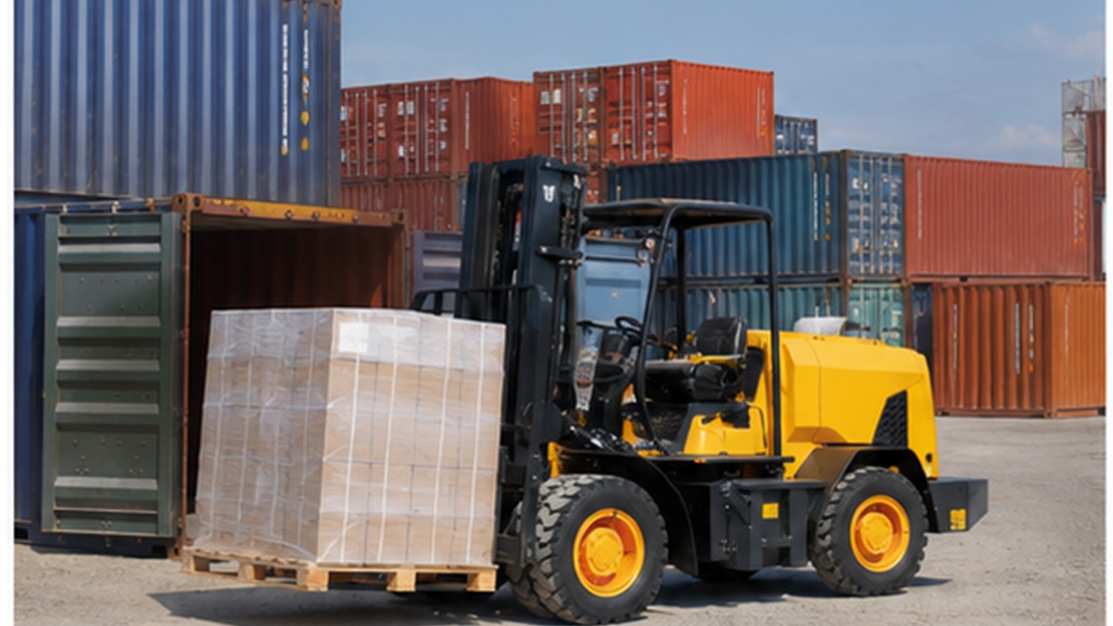 Canal Disruption and Defensive Logistics: Rough-Terrain Forklifts for Buffer Yards