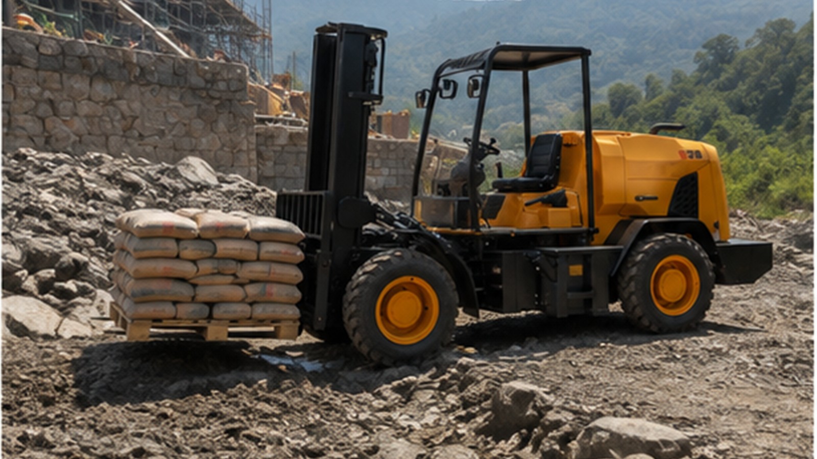 ZL-30 telescopic handler application scene