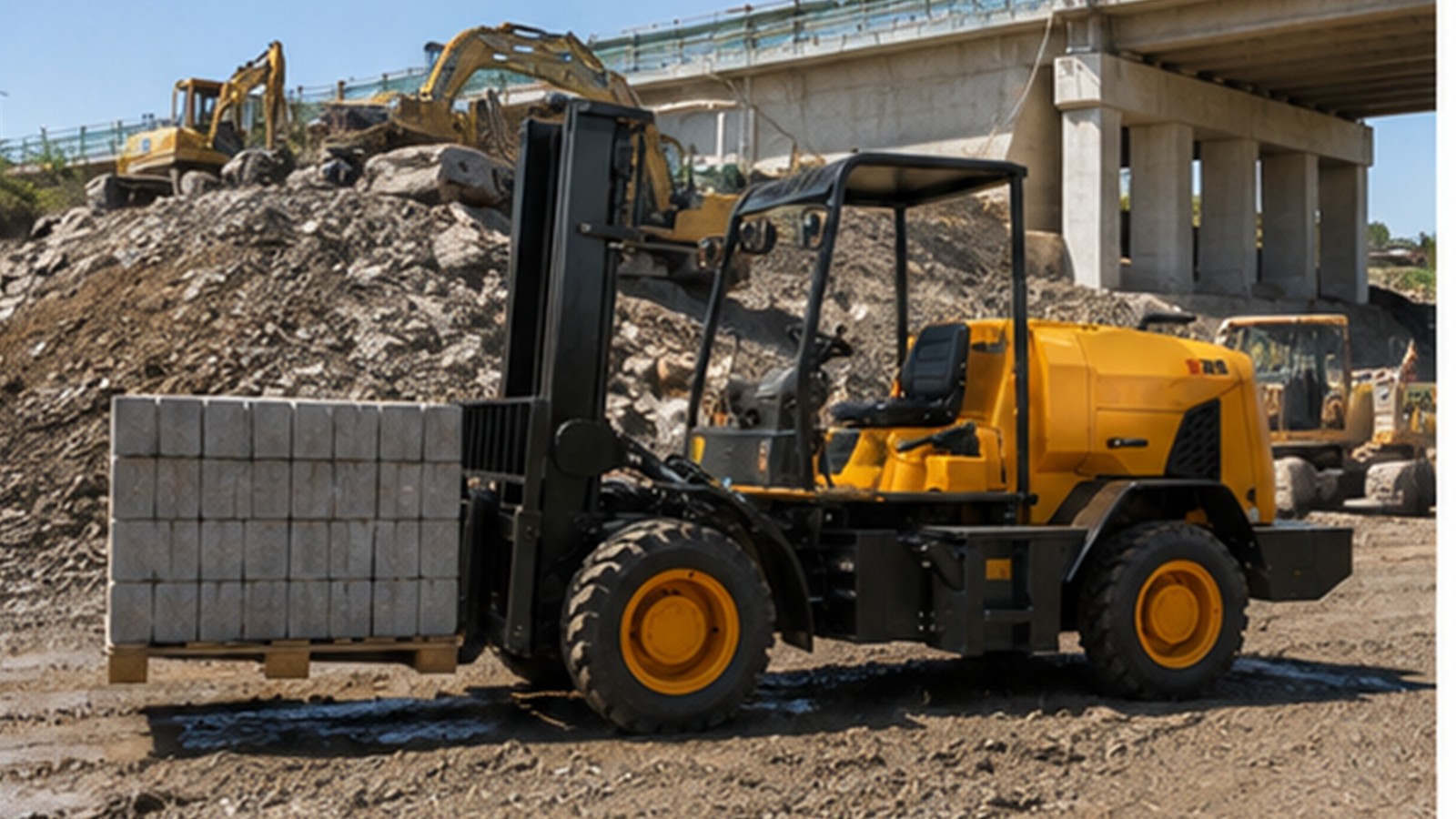 ZL-50 telescopic handler application scene