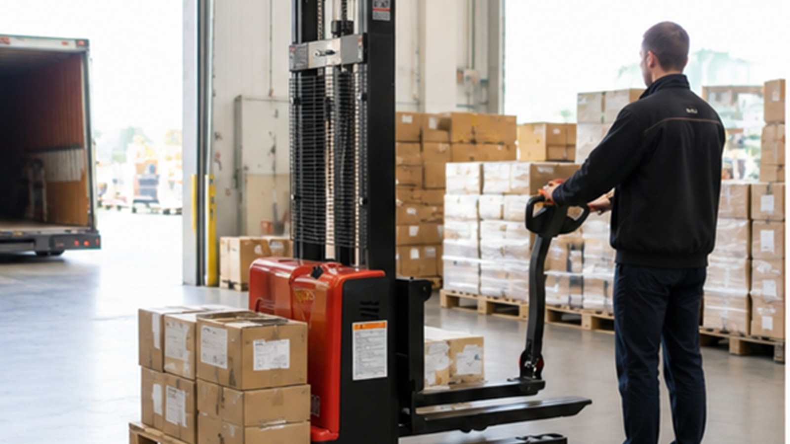 CPD05B electric forklift application scene