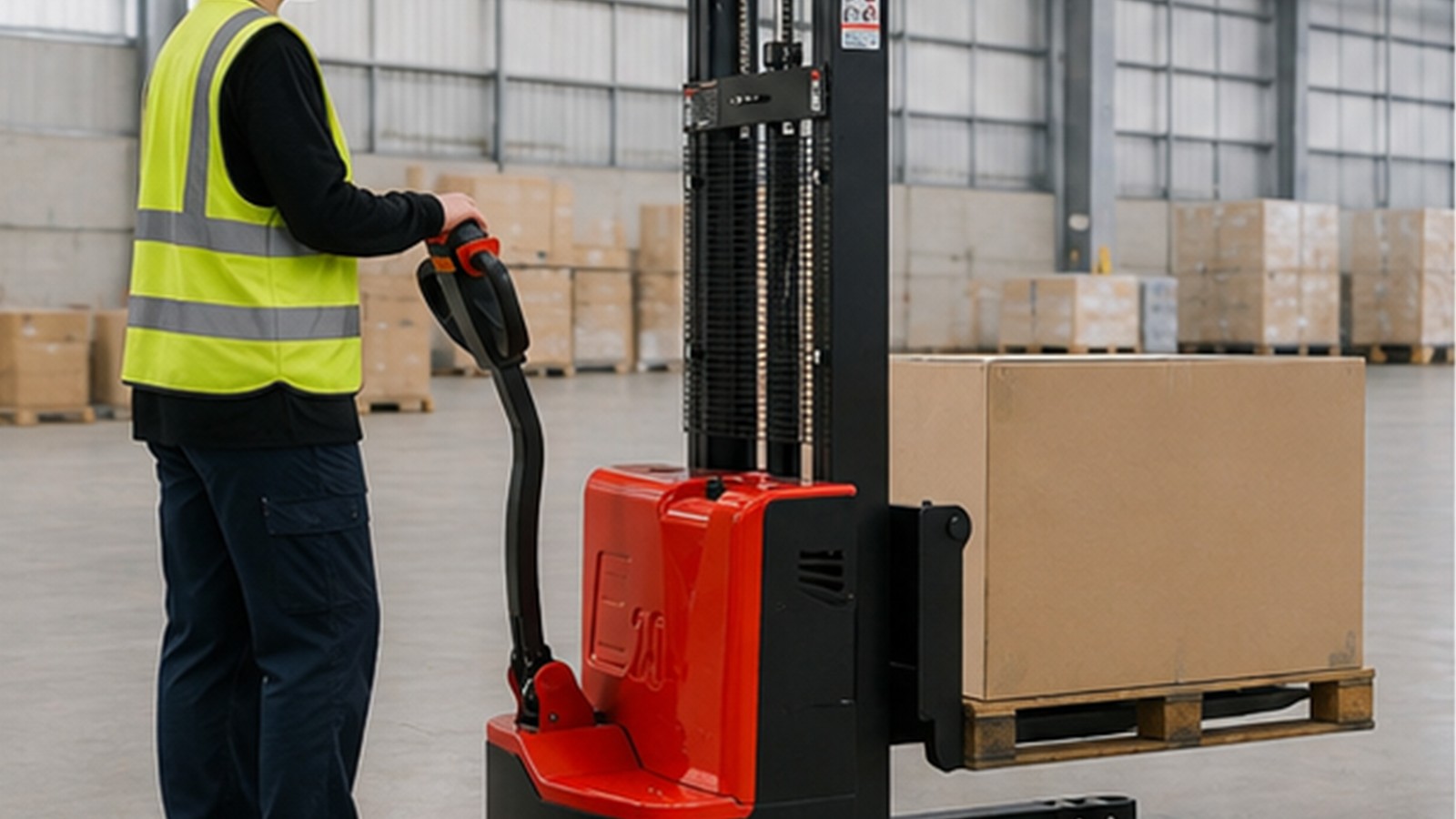 CBY hand pallet truck application scene