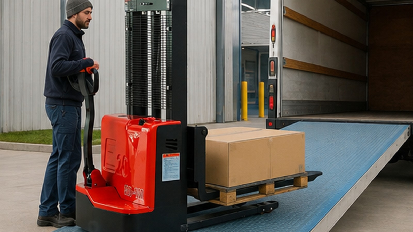 MYCBD electric pallet truck application scene