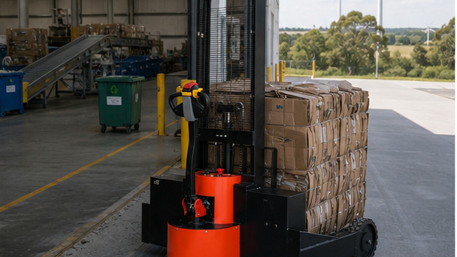 CPD10 electric forklift application scene