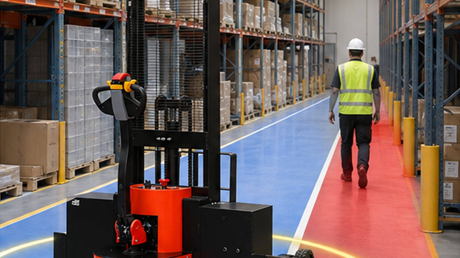 carton clamp attachment application scene