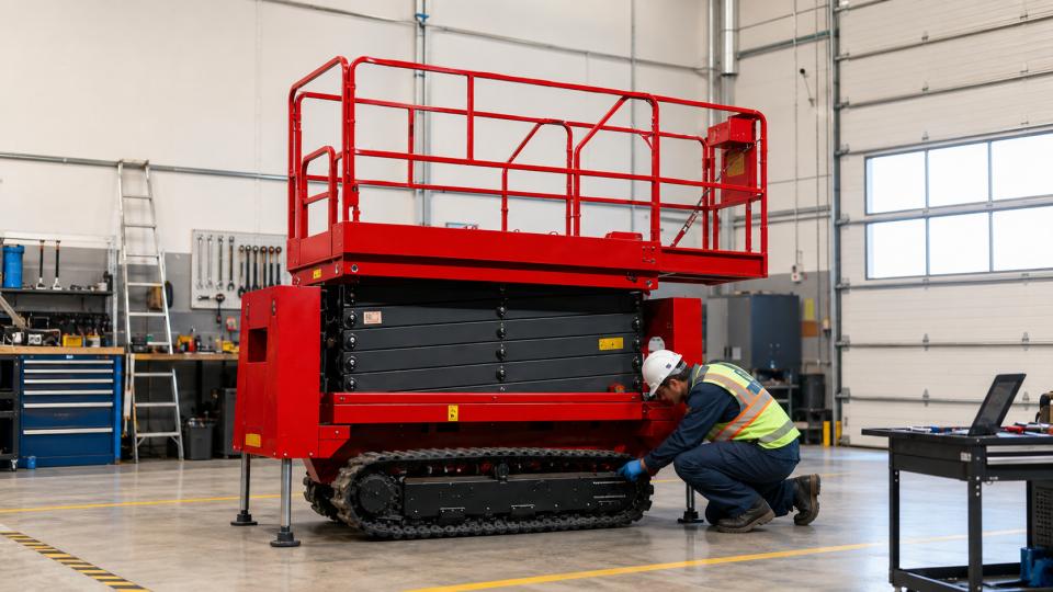 CDD85-R electric pallet stacker operating scenario